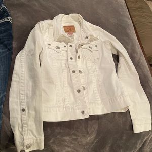 White True Religion denim/jean jacket